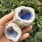 1pc Natural Agate Geode Quartz Crystal Energy Mineral Specimen Reiki Decor