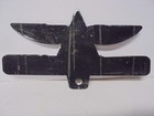 Vintage Flying A Giant Power Gasoline Plate Topper Porcelain Sign Gas Service