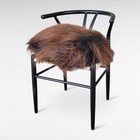 Genuine Icelandic Sheepskin Rug Xl Rare Natural Moorit Copper Brown 57  X 35 