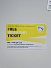 Bart Bay Area Rapid Transit Ticket Round Trip Yellow - Please Read 