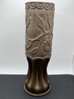 Wwi 1914 18 Pounder Trench Art Shell 11    Vase Repouss   Floral Vsm Well Marked