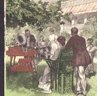 Edison Cylinder Phonograph Victorian Home Trade Card Metamorphic Boys Found Band