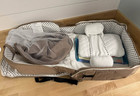 Portable Baby Travel Bassinet     Foldable Co-sleeper Bed W  Canopy   Mosquito Net