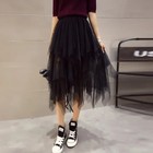 Summer Tutu Women Skirt  Casual Tulle Bottom Jupe Femme Faldas H