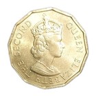 1973 Seychelles 10 Cents Unc Coin Queen Elizabeth Ii Low Mintage 100 000 Km 10