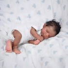 18 Inch African American Reborn Baby Doll Full Body Vinyl Realistic Girl