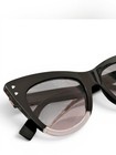 Fendi Peek-a-boo Black   Clear Cat Eye Sunglasses W  Case   Cloth