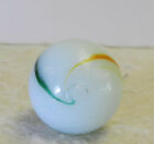  12972m Very Nice Vintage German Handmade Banded Opaque Marble  mint 