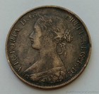 1861 Nova Scotia Canada One Cent Coin