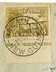 New Guinea 1927 6d Sg 130 a On Ohms Envelope Registered Rabaul-south Africa  42 