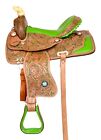 Youth Child Premium Leather Western Pony Barrel Racing Horse Saddle Tack Set