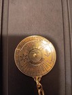 40 Year Calendar Brass Nautical Keychain With Anchor And Ship Design