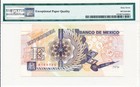 Banco De Mexico Mexico No Value 1989 Test Note Prefix A Pmg  67epq