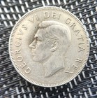 1950  Canada  80  Silver  50 Cents Half Dollar Coin   no Design 0   Au
