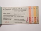 Disneyland Rare 1965 Adult Vintage A - E Park Ride Admission Ticket Book Disney