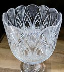 House Of Waterford Tintern Abbey 14 5  Handmade Pedestal Crystal Urn Centerpiece