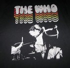 The Who Vintage Rock Band Black Graphic T-shirt Men s Xl Music 100  Cotton Tee