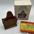 Vintage Concord Miniature Dollhouse Wood Magazine Rack Box Lot Merrimack