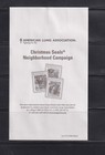 2011 Ala National Design U s Christmas Seals Full Sheet Of 20 - Foil - Lot Csfs2