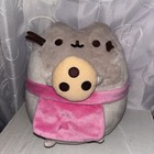 Pusheen Plush Holiday Cookie Plush 9  Cat Baker Missing Hat Used