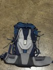 Deuter Aircontact 45 10 With Rain Cover  Internal Hardframe Backpack  Blue