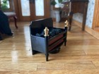 1 12 New Dollhouse Miniature Led Battery Light Flashing Flickering Fireplace