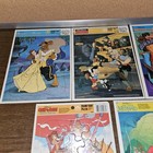 Vintage Disney Golden Frame-tray Puzzle Lot Of 5 - Beauty Beast Pooh Chip Dale