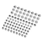 Chrome 83pcs  Engine Full Bolt Cover Cap Kit For Harley Davidson Twin Cam Evo