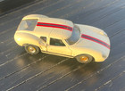 White Aurora T Jet Ho Scale Lola Gt Slot Car  Runs Well