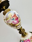 Antique 1800s French Paris Hand Painted Sevres Style Candle Holder
