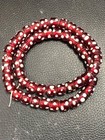 Vintage African Fancy Glass Trade Chevron Beads 11 7mm Strand