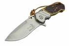 8 5  Bone Gentleman Spring Assisted Open Hunting Folding Pocket Knife