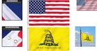 2-pack American   Gadsden Flags - 3x5 Ft Polyester With Brass Grommets