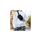 Lululemon Athletica Everywhere Belt Bag Zip Closure 1 Pocket Logo Black 7 5x5x2