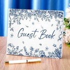 Wedding Guest Book 72 Pages W  Metallic Signature Pen Rustic Memory Keeper New
