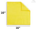 Microfiber Cleaning Cloth Rag Car Polishing No Scratch Detailing 16x16    12 Pack