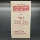 1957 Barratt Disney Mickey s Sweet Cigarettes  18 Pedro Rare Tobacco Card