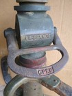Antique Lafrance Brass Fire Hose Nozzle Early 1919-1936 Leather Handles 