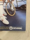 Htf 1984 Jimmy Connors Chris Evert Converse Promo Poster  Tennis -mint Free Mail