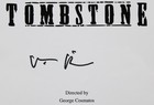 Val Kilmer Tombstone Authentic Signed Replica Movie Script Jsa  vv75532