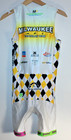 Champ-sys Mens Cycling Padded Triathlon Tri Jersey   Bib Short Suit Med 1-piece 