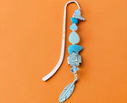 Native American Navajo Bookmark Handmade Hummingbird Bear Four Corners Feather