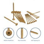 Lag Screws 4 Inch 50pcs Heavy Duty Construction Screw Structural Wood Screw  