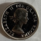     1963 Canada 50 Cents Elizabeth Ii Silver Half Dollar Coin  Bu     asw  0 3oz
