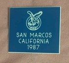 Vintage 1987 Foe San Marcos California Fraternal Order Of Eagles Plastic Pin