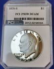 1978-s Proof Eisenhower Dollar Pr70 Dcam 