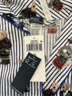 Polo Ralph Lauren Women   s Heritage Iconic Polo Bear Robe Blue Striped Size L xl