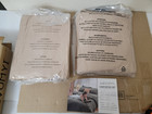 5-piece Twin Xl Comforter Set  Khaki Bed In A Bag Reversible