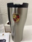 Porsche Thermo Travel Cup  Stainless Steel  450ml   15 Oz    Wap0500640h  New 