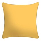 2 Pack 16x16 Inch Solid Decorative Outdoor Throw Pillow  Yellow